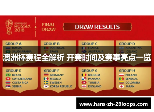 澳洲杯赛程全解析 开赛时间及赛事亮点一览